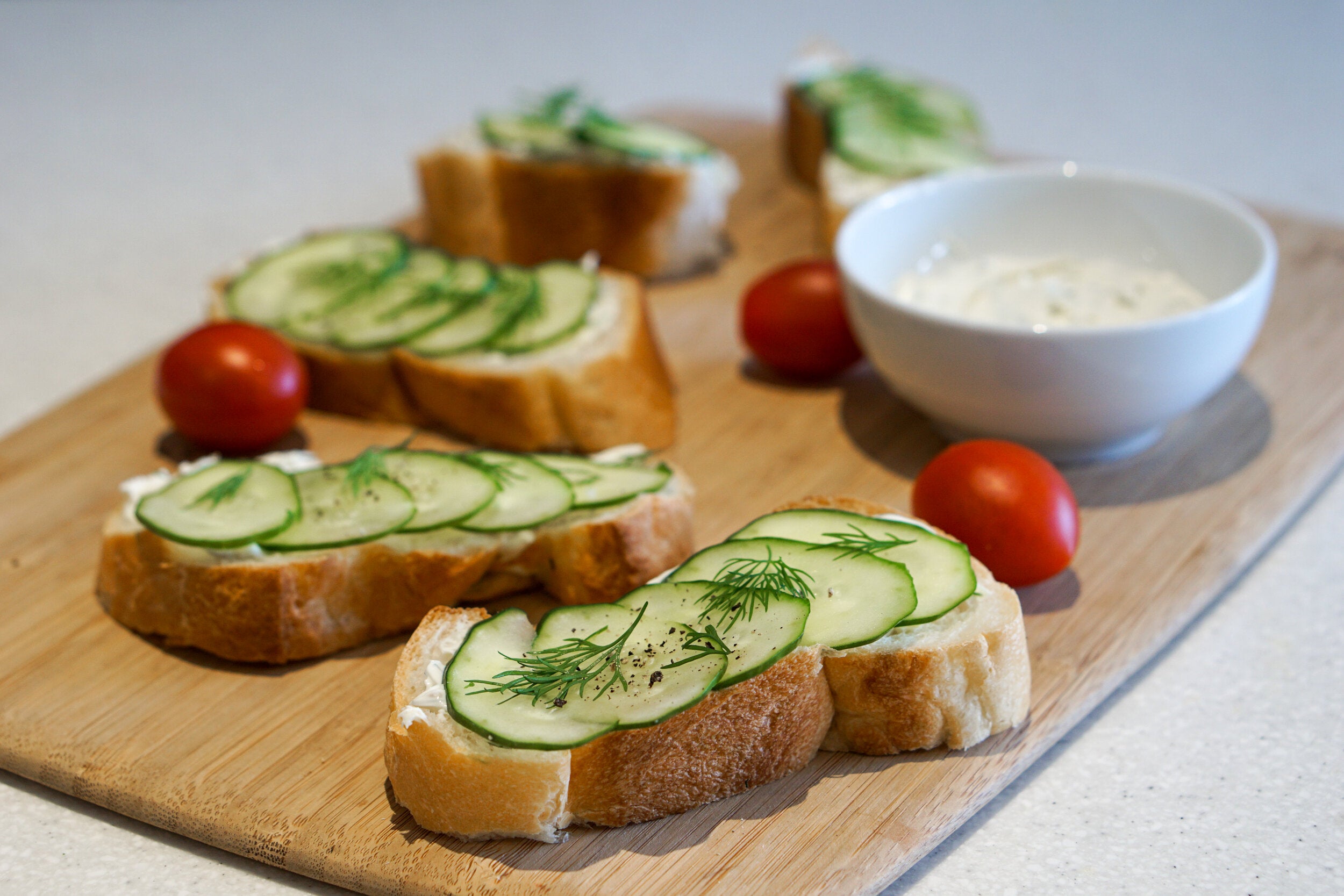 Recipe Cucumber Dill Sandwich Nosh Produce